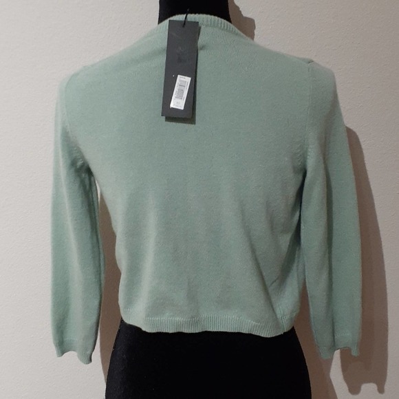 MONOGRAM sz XS 100% cashmere top, $150, NWT - Picture 2 of 7
